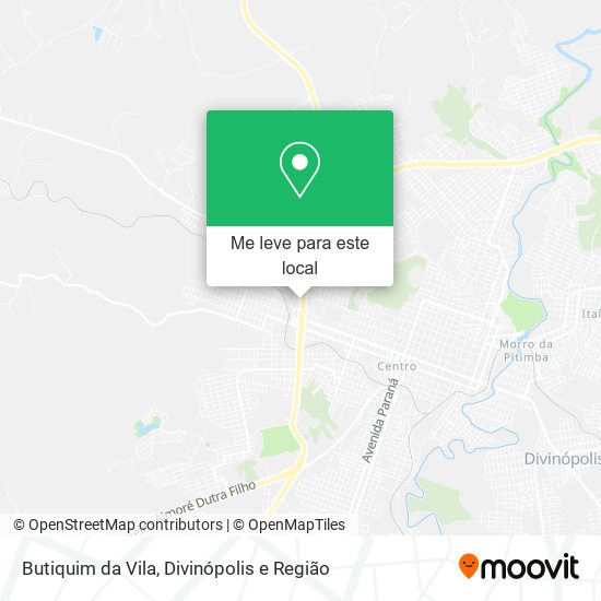 Butiquim da Vila mapa