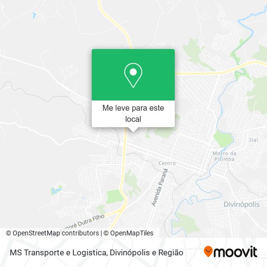 MS Transporte e Logistica mapa