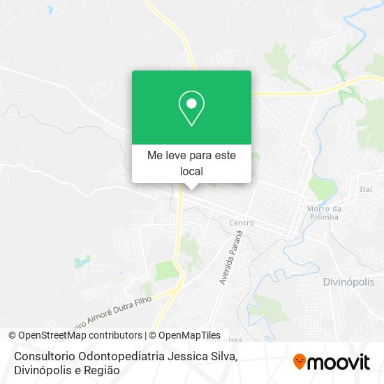 Consultorio Odontopediatria Jessica Silva mapa
