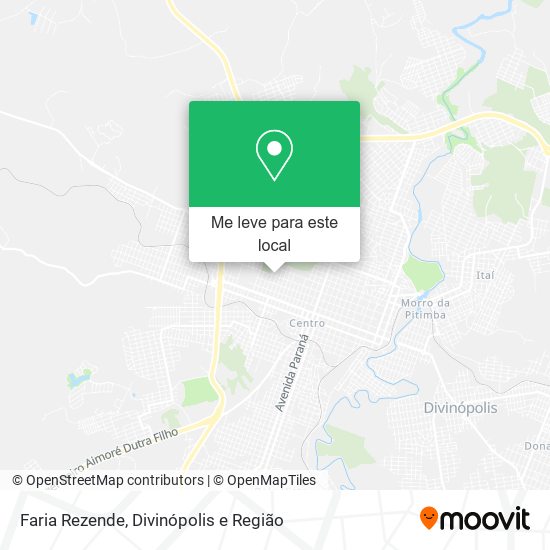 Faria Rezende mapa