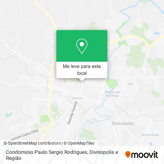 Condominio Paulo Sergio Rodrigues mapa