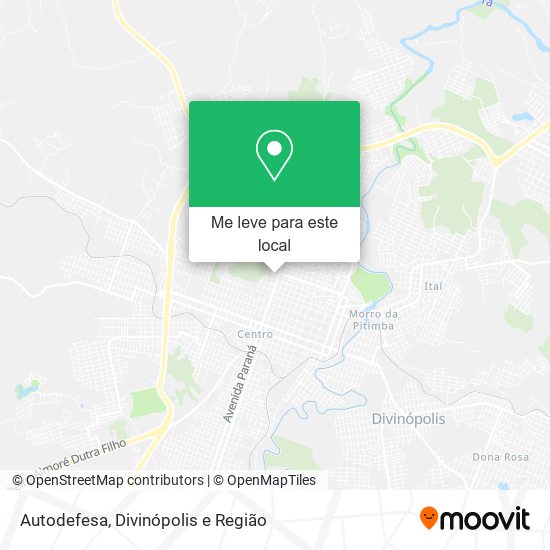 Autodefesa mapa