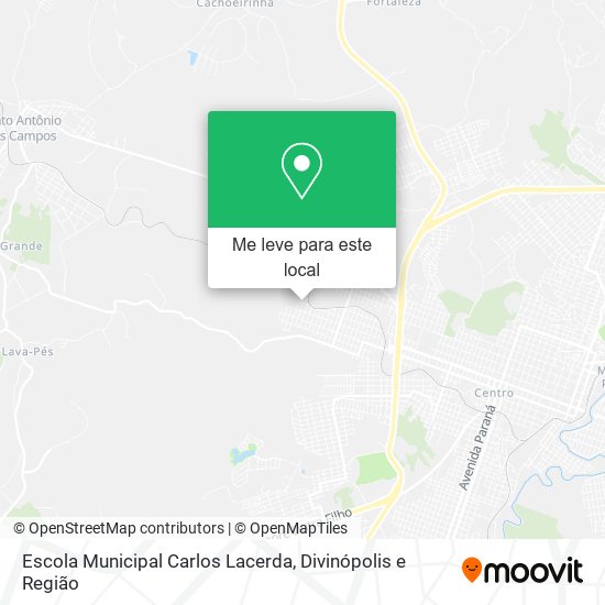 Escola Municipal Carlos Lacerda mapa