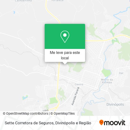 Sette Corretora de Seguros mapa