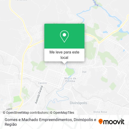 Gomes e Machado Empreendimentos mapa