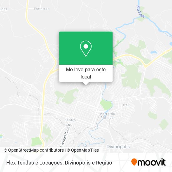 Flex Tendas e Locações mapa