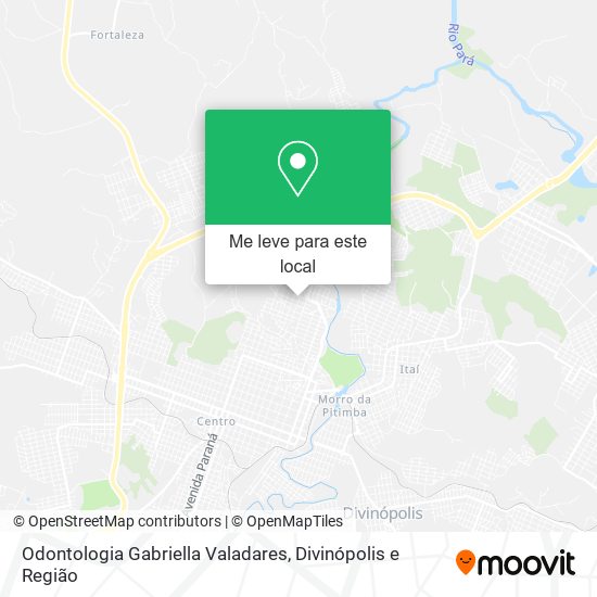 Odontologia Gabriella Valadares mapa