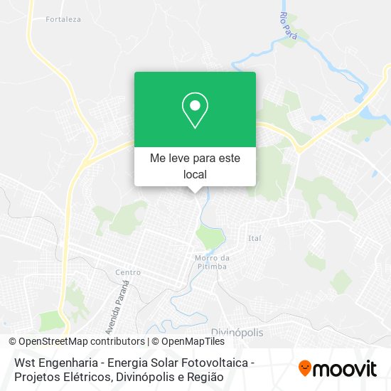 Wst Engenharia - Energia Solar Fotovoltaica - Projetos Elétricos mapa