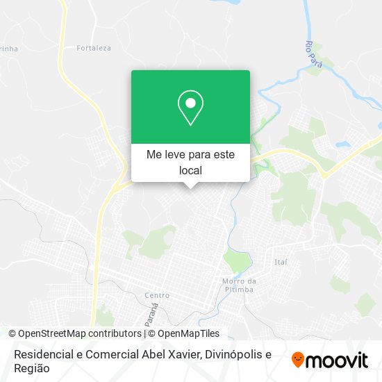 Residencial e Comercial Abel Xavier mapa