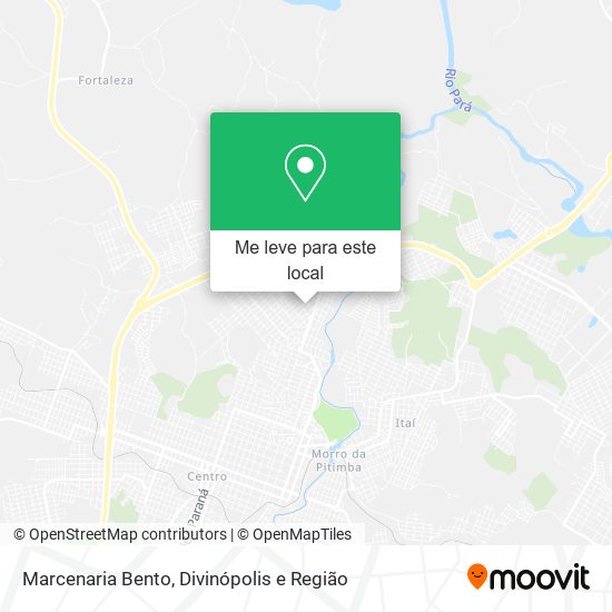 Marcenaria Bento mapa