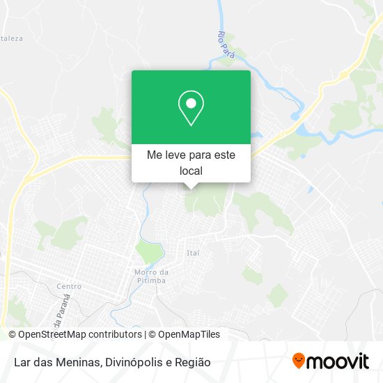 Lar das Meninas mapa