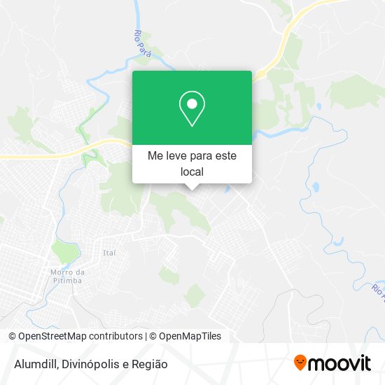 Alumdill mapa