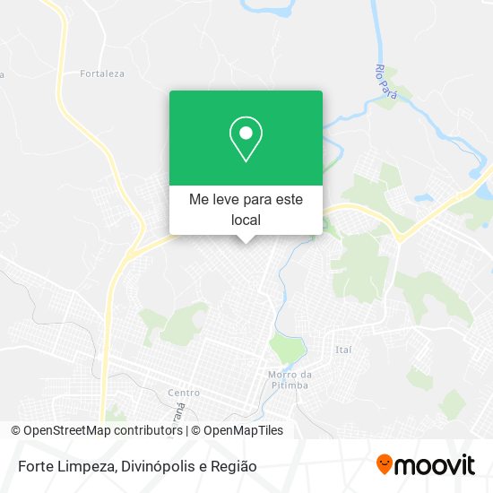 Forte Limpeza mapa