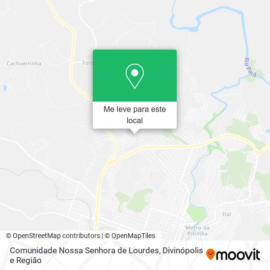 Comunidade Nossa Senhora de Lourdes mapa