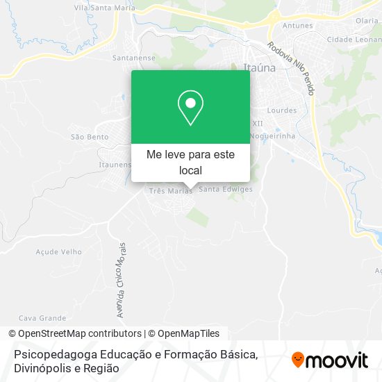 Psicopedagoga Educação e Formação Básica mapa