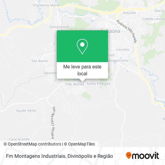 Fm Montagens Industriais mapa