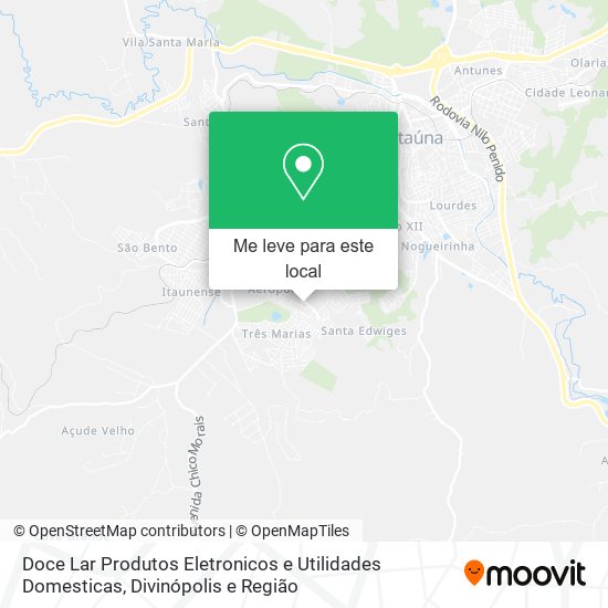 Doce Lar Produtos Eletronicos e Utilidades Domesticas mapa