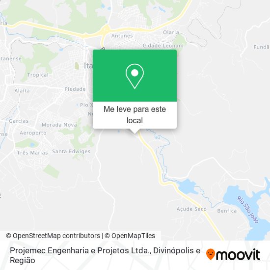 Projemec Engenharia e Projetos Ltda. mapa