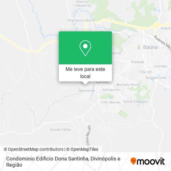 Condominio Edificio Dona Santinha mapa