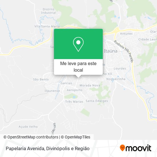 Papelaria Avenida mapa