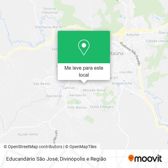 Educandário São José mapa