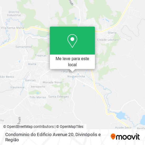 Condominio do Edificio Avenue 20 mapa