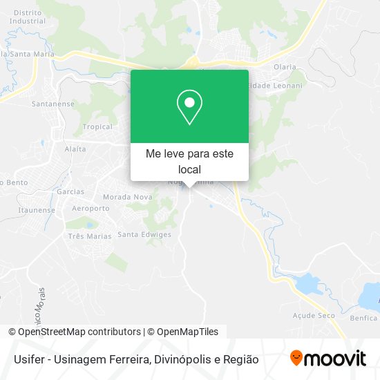 Usifer - Usinagem Ferreira mapa