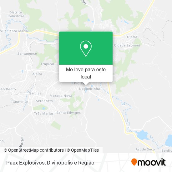 Paex Explosivos mapa