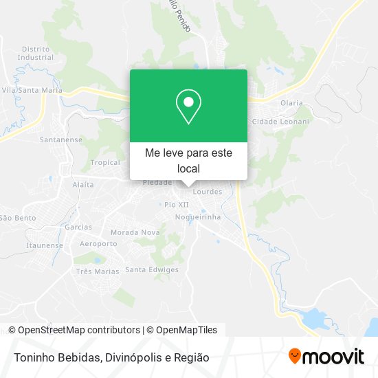 Toninho Bebidas mapa