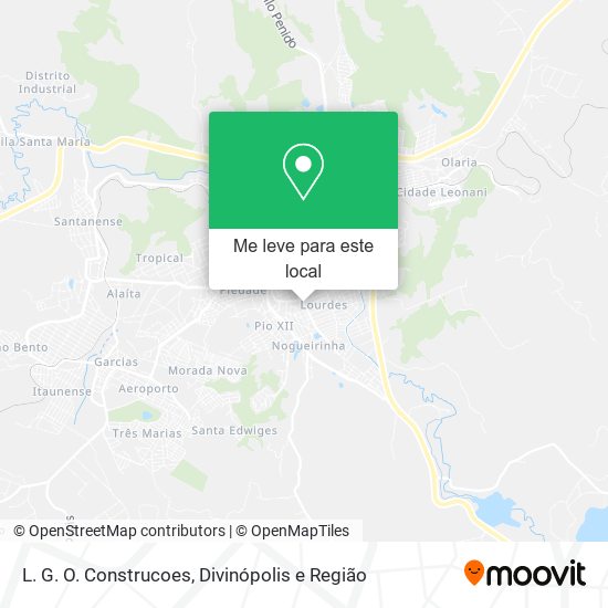 L. G. O. Construcoes mapa