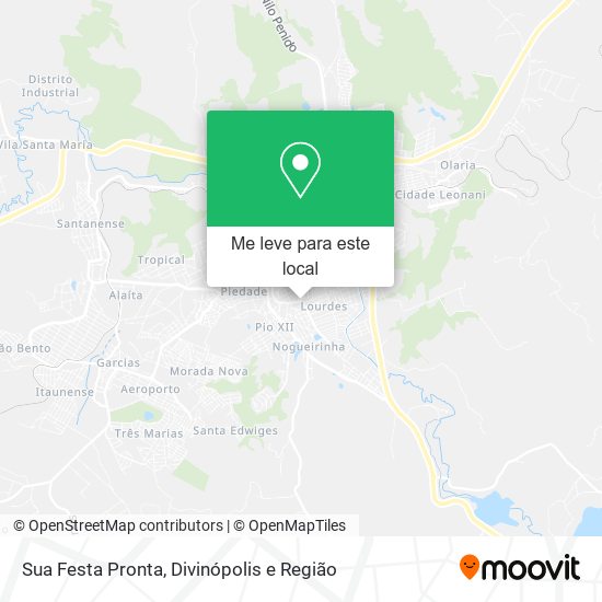 Sua Festa Pronta mapa