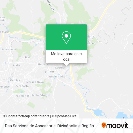 Daa Servicos de Assessoria mapa