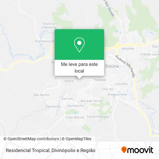 Residencial Tropical mapa