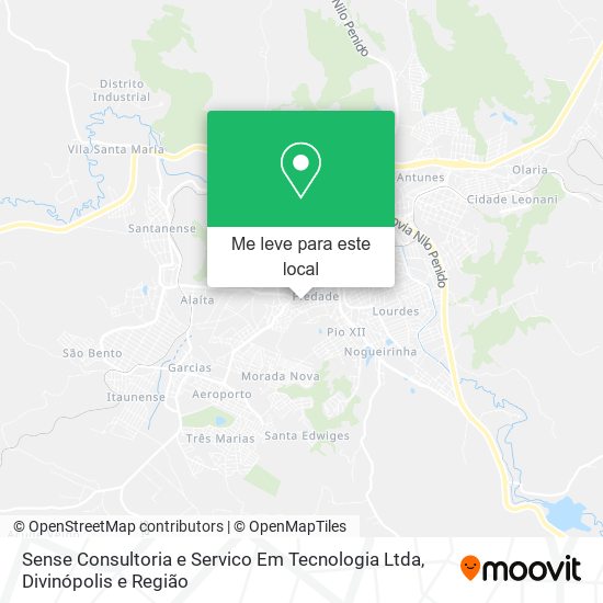 Sense Consultoria e Servico Em Tecnologia Ltda mapa