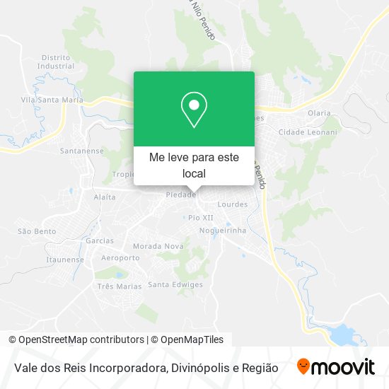 Vale dos Reis Incorporadora mapa