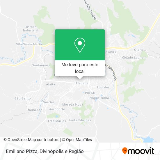 Emiliano Pizza mapa