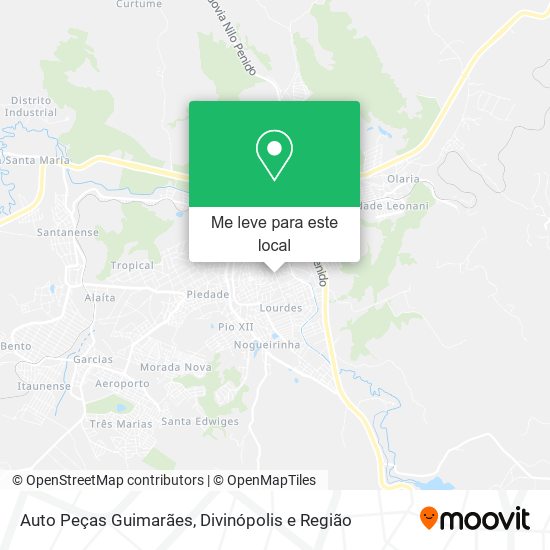 Auto Peças Guimarães mapa