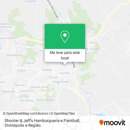 Shooter & Jeff's Hamburgueria e Paintball mapa