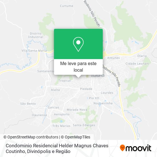Condominio Residencial Helder Magnus Chaves Coutinho mapa