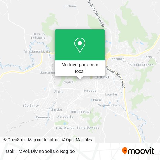 Oak Travel mapa