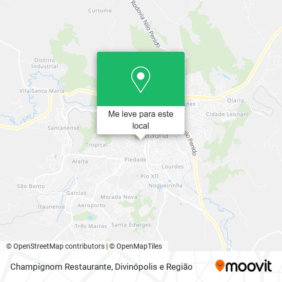 Champignom Restaurante mapa