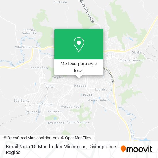 Brasil Nota 10 Mundo das Miniaturas mapa