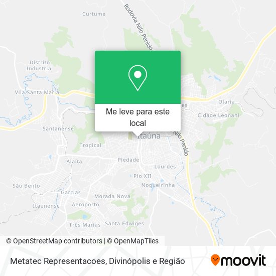 Metatec Representacoes mapa