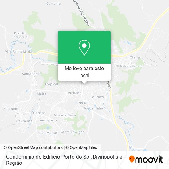 Condominio do Edificio Porto do Sol mapa