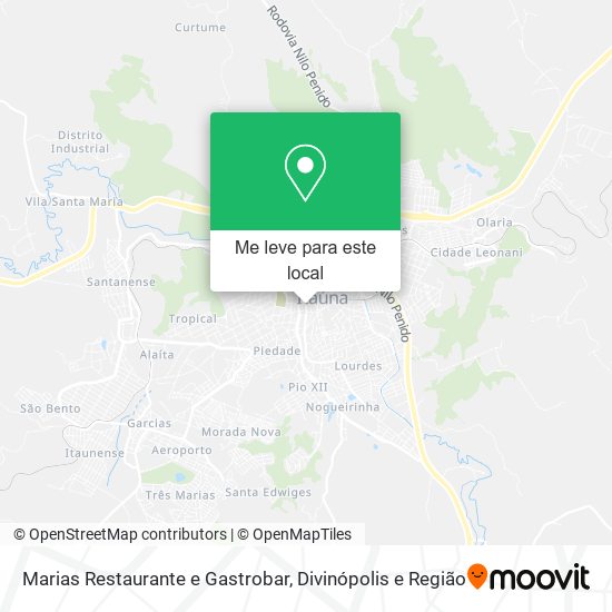 Marias Restaurante e Gastrobar mapa