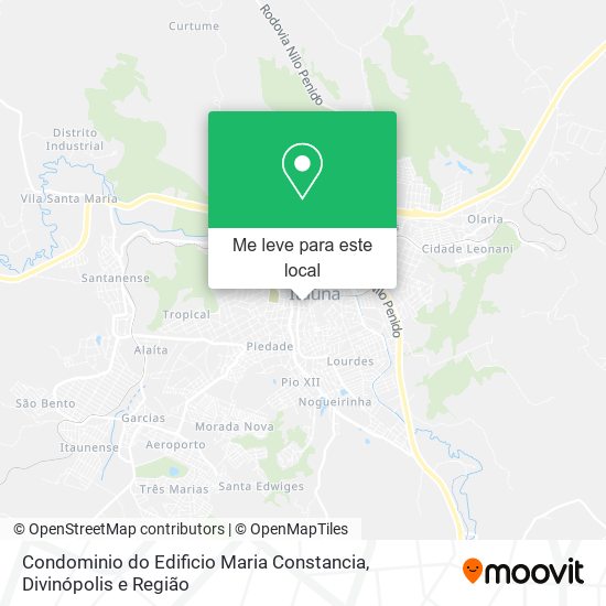 Condominio do Edificio Maria Constancia mapa