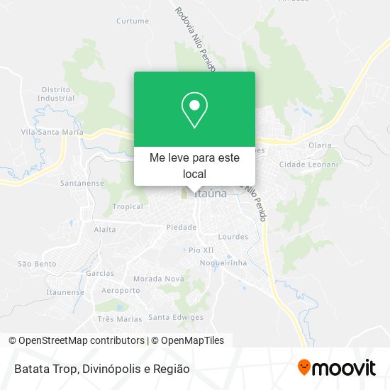 Batata Trop mapa