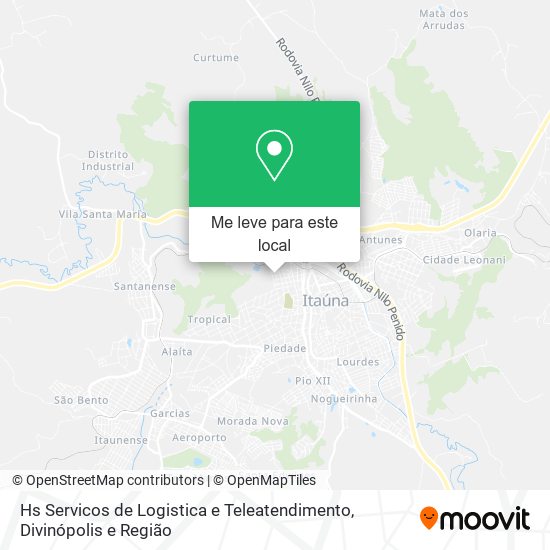 Hs Servicos de Logistica e Teleatendimento mapa