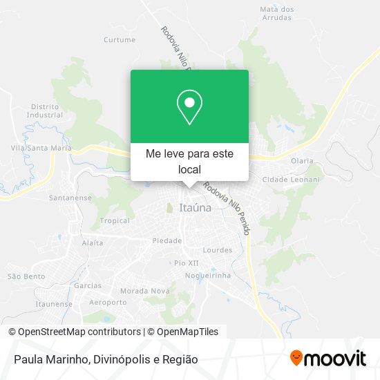 Paula Marinho mapa