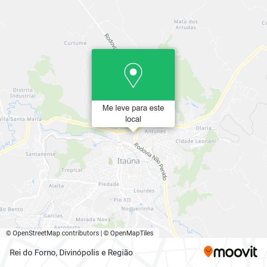 Rei do Forno mapa